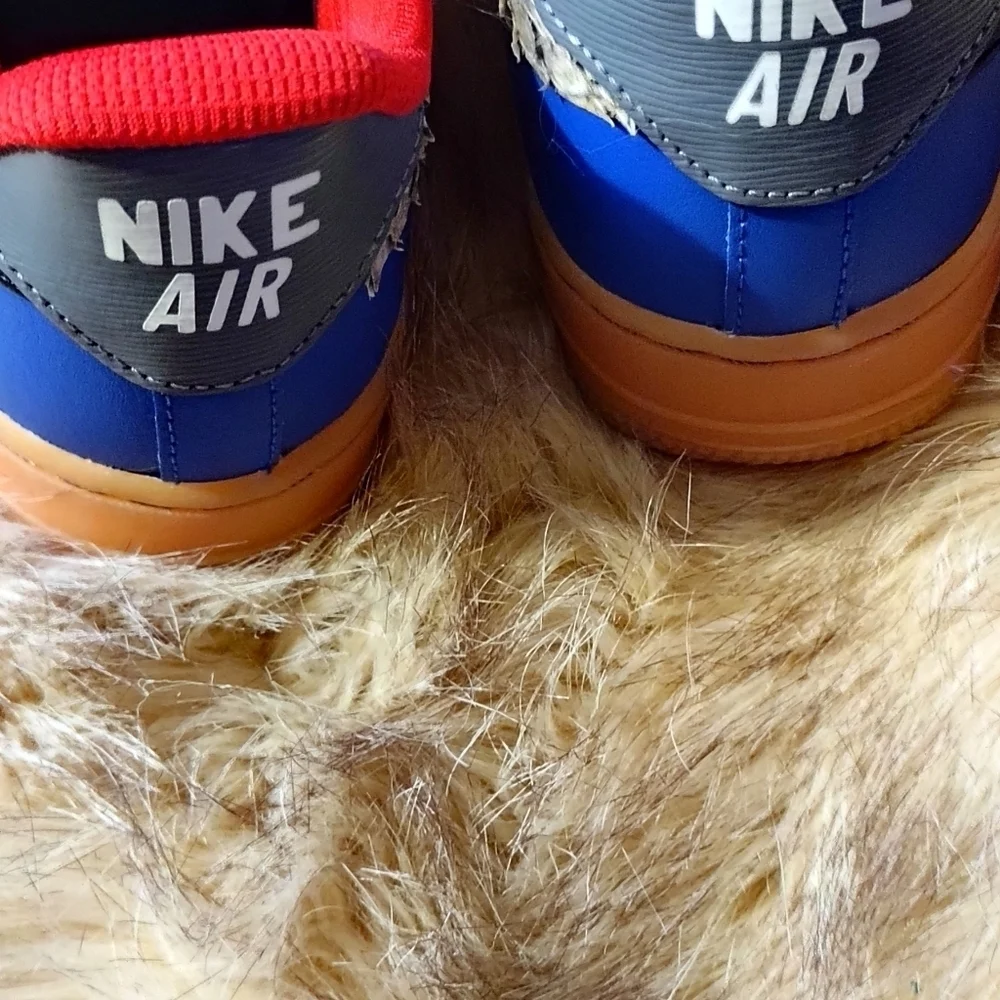 New Women's Air Force One sneakers Sz 6.5 animal print python snake